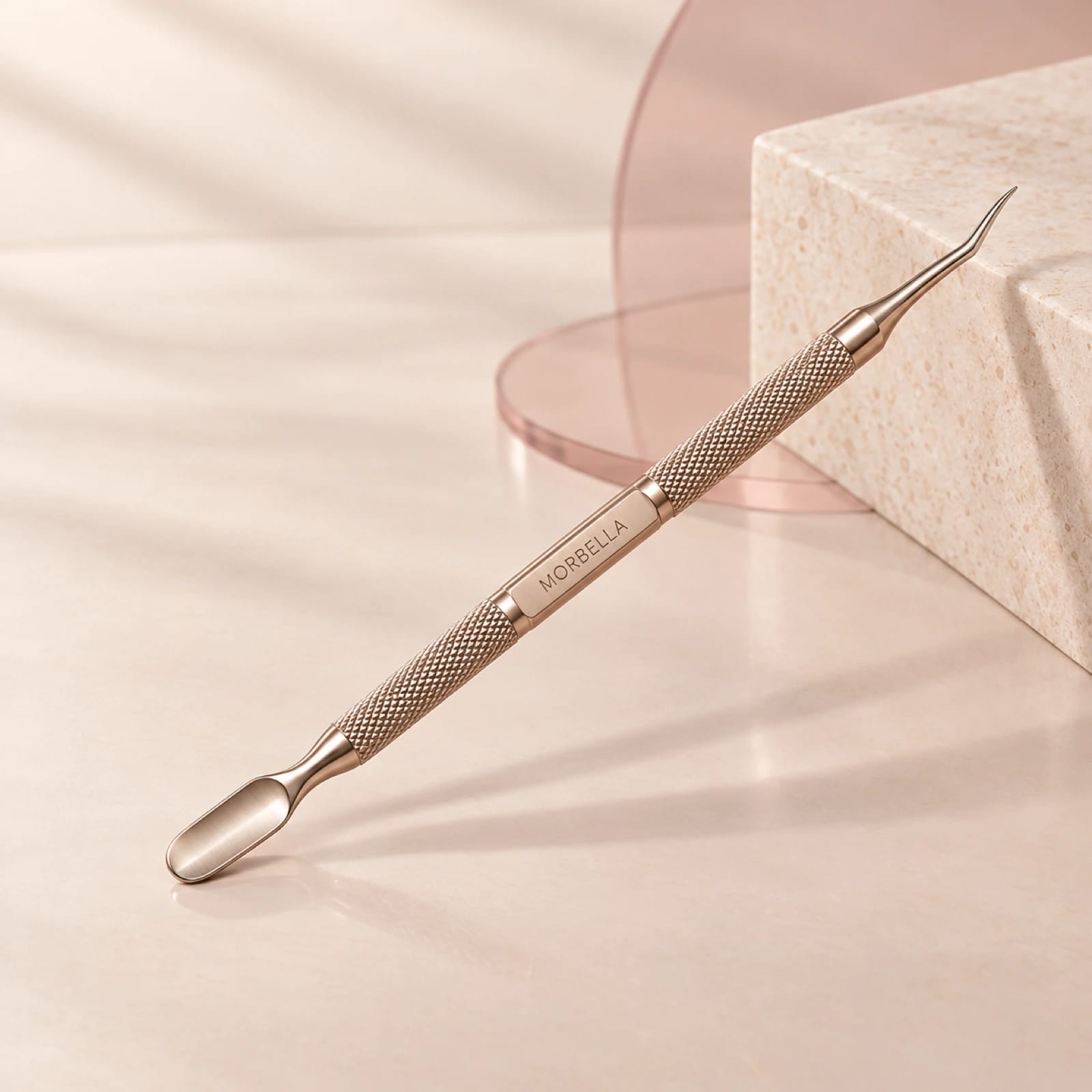 Double-Ended Cuticle Pusher by Morbella Instruments — representative product image with MORBELLA laser mark