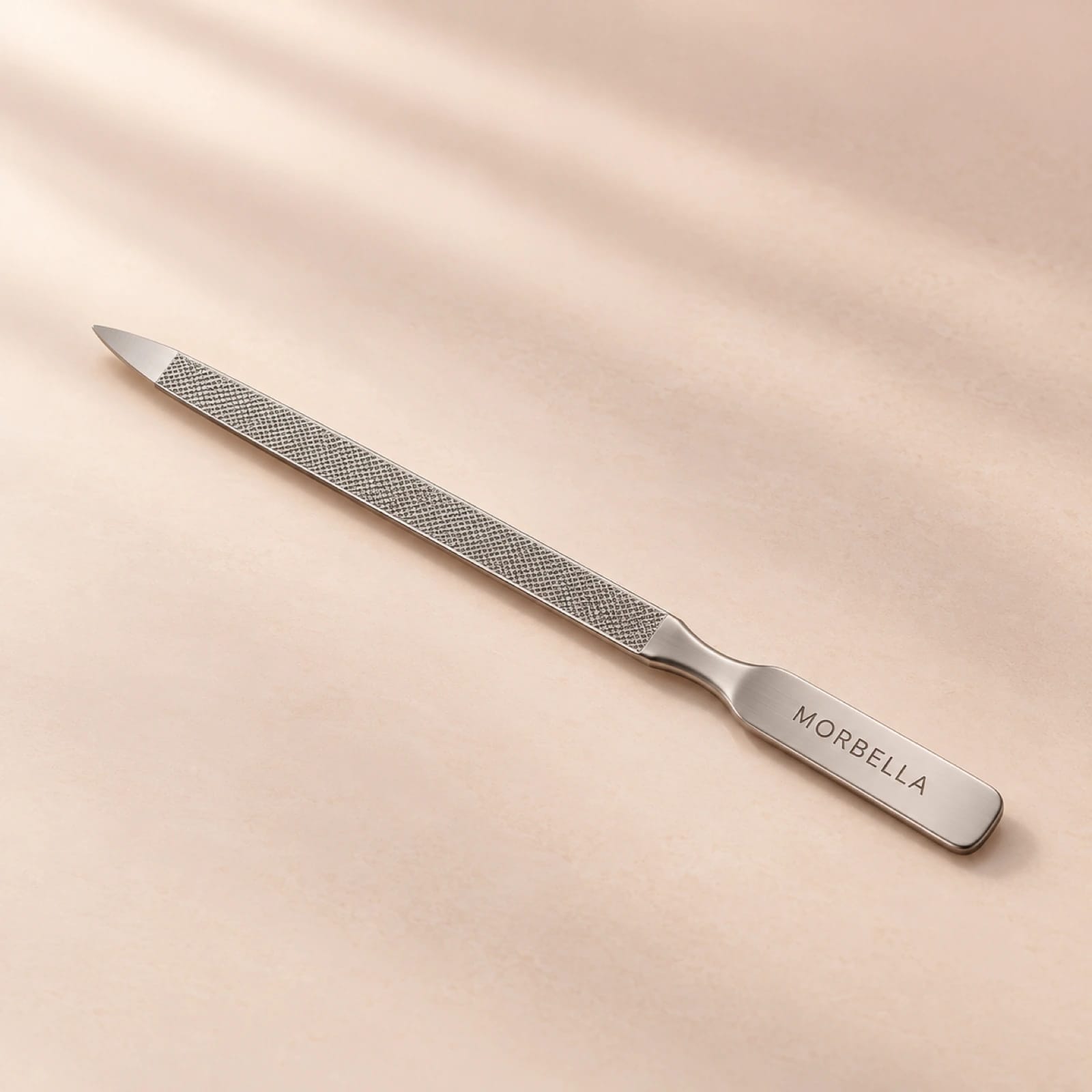 Metal Nail File by Morbella Instruments — representative product image with MORBELLA laser mark