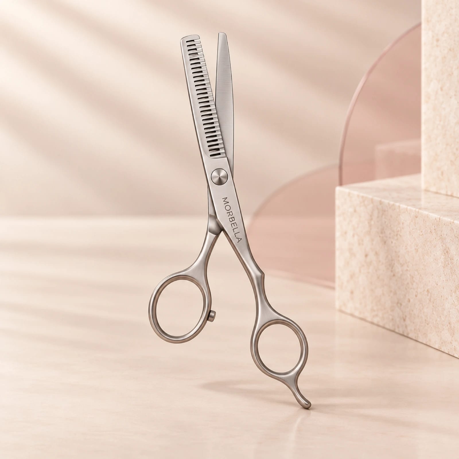 Hair Thinning Shears by Morbella Instruments — representative product image with MORBELLA laser mark