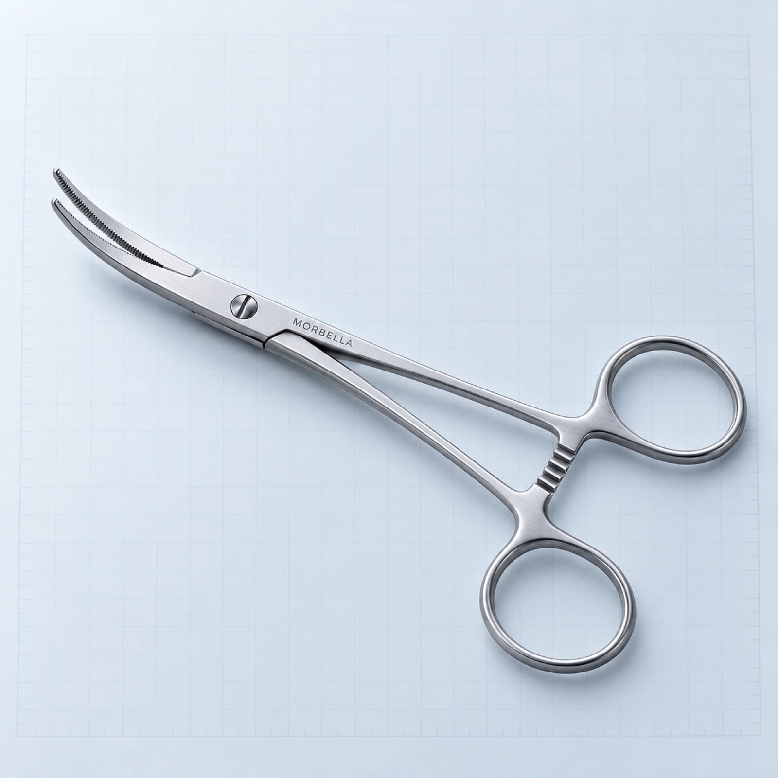 Kelly Hemostatic Forceps by Morbella Instruments — representative product image with MORBELLA laser mark