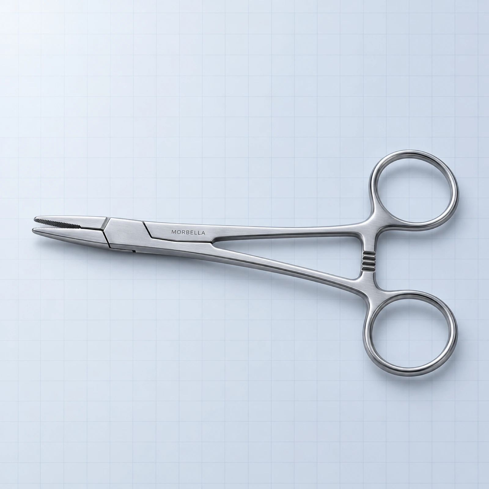 Mayo-Hegar Needle Holder by Morbella Instruments — representative product image with MORBELLA laser mark