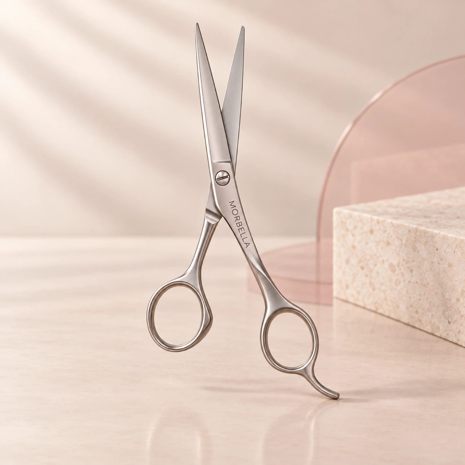 Offset Hair Cutting Shears by Morbella Instruments — representative product image with MORBELLA laser mark