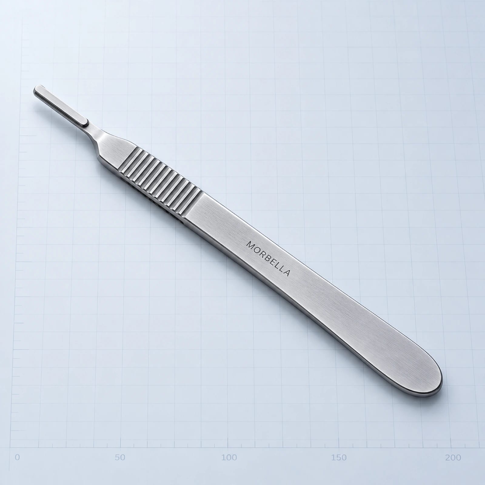 No. 4 Scalpel Handle by Morbella Instruments — representative product image with MORBELLA laser mark