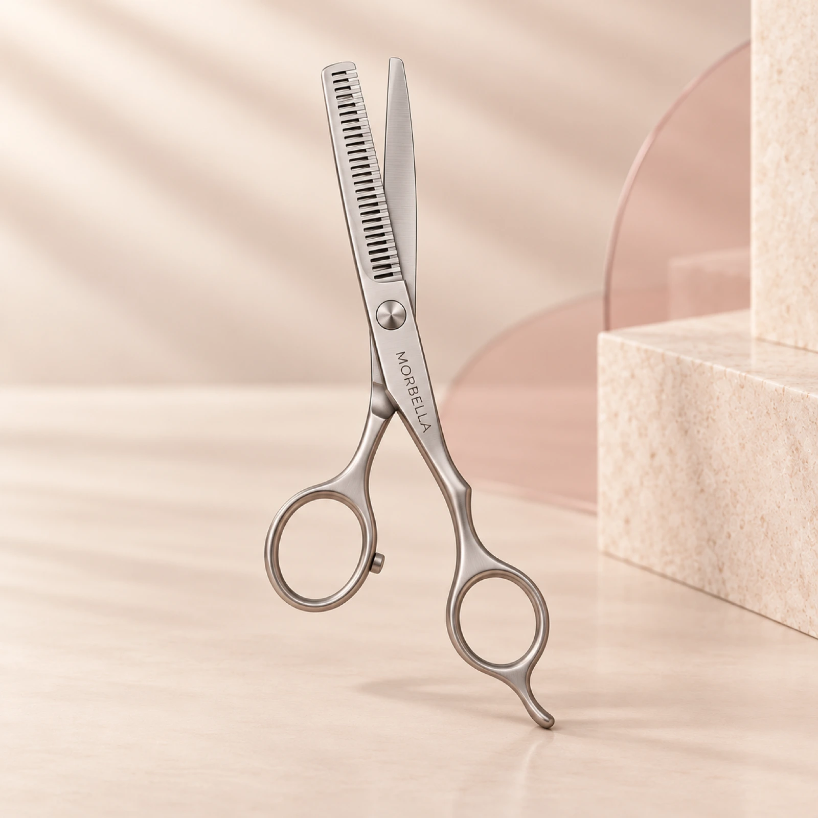 Hair Thinning Shears by Morbella Instruments — representative product image with MORBELLA laser mark
