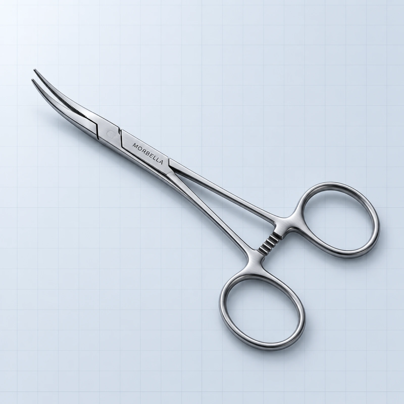 Halsted Mosquito Hemostat by Morbella Instruments — representative product image with MORBELLA laser mark