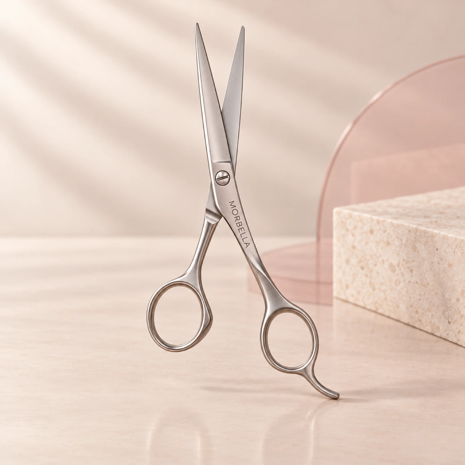 Offset Hair Cutting Shears by Morbella Instruments — representative product image with MORBELLA laser mark