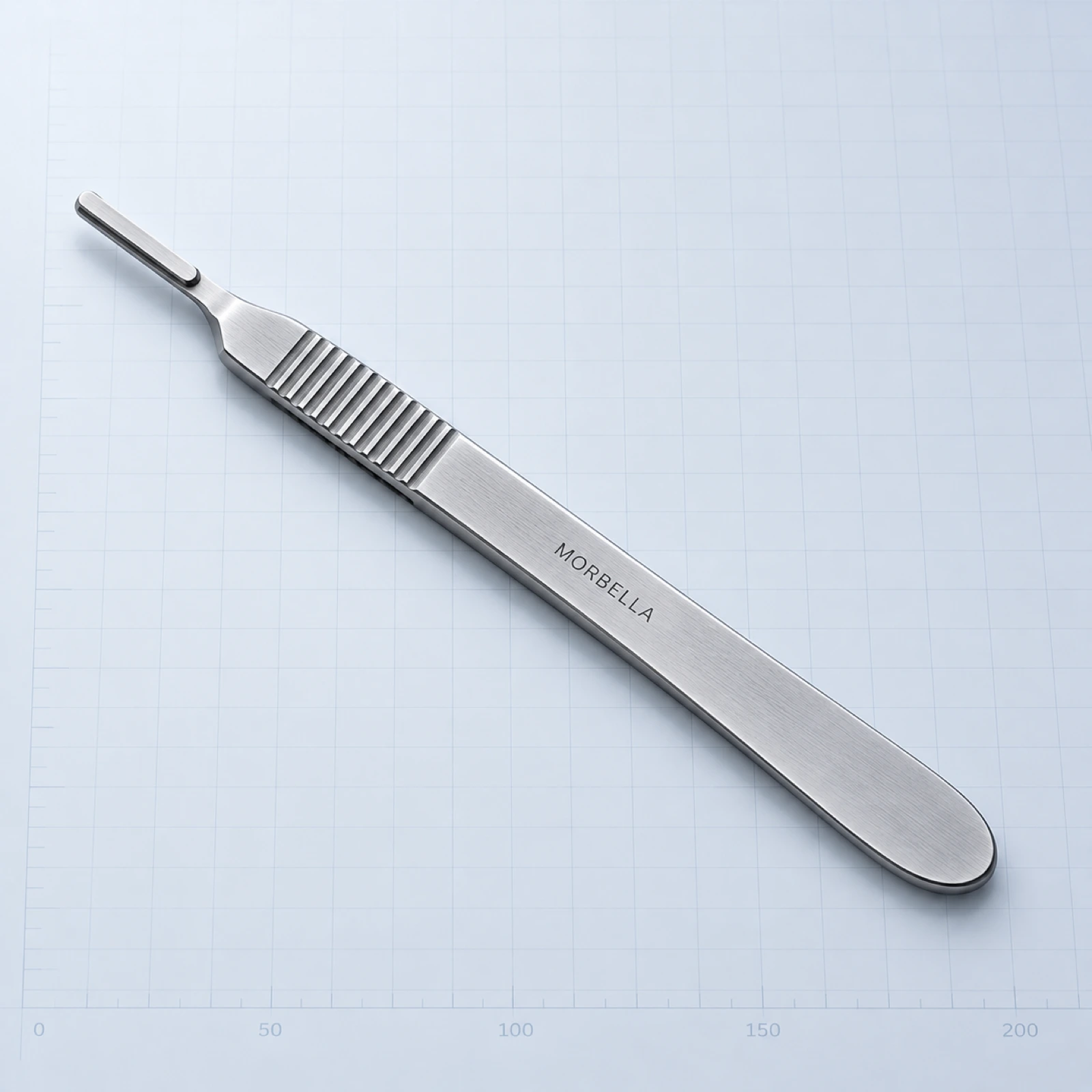 No. 4 Scalpel Handle by Morbella Instruments — representative product image with MORBELLA laser mark